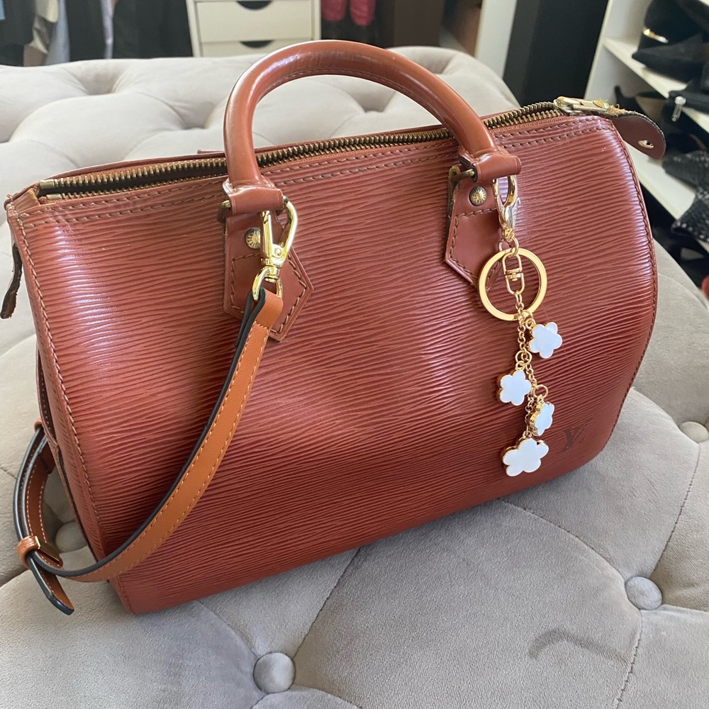 ⛔️SOLD⛔️LOUIS VUITTON Epi speedy 25 Kenyan Fawn - Picture 3 of 13